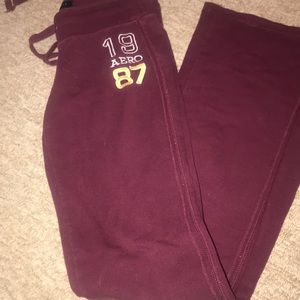 Aeropostale boot cut sweat pants